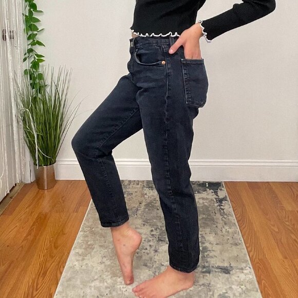 Levi's Wedgie Icon Fit High Waist Skinny Jeans Size 28 Blue - Picture 2 of 6